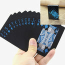Waterproof Black Playing Cards Plastic Poker Valuable Creative Bridge Card HN`US