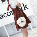 Fashion Women Chain Bag Lady Messenger Bag Small Round Bag Spring Summer Cu J6E7