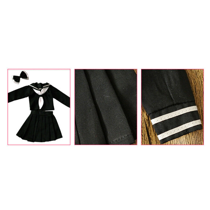 1/3  Black Lolita Dress School Uniform Outfits For Night Lolita Girls