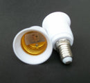 Popular 5X E14 to E27 Base LED Light Lamp Bulb Adapter Converter Screw Socket FT