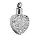 Crystal Heart Cremation Keepsake