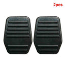 2pcs Replacement Parts Clutch Brake Pedal Pad Black Accessory for Ford Transit