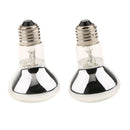 2x Reptile Lizard Heat Basking Lamp Reptile Infrared Heater Light 75W/100W