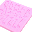 Music Notes Shape Silicone Mold For Fondant Cake Mold, Bakware Tools, Soap  ME