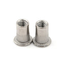 10 Pcs 304 Stainless Steel Rivet Nut Rivnut Insert Nutsert M6x15mm LJ