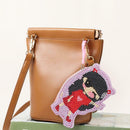 DIY Special Shaped Diamond Painting Wallet Girl Coin Purse Keychain Gifts