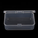 1Pcs Clear Plastic Transparent With Lid Storage Box Collection Container Case 3C