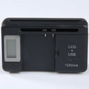 Universal LCD USB Charging Dock US Plug Battery Charger for Cell Phones