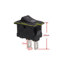 10Pcs Durable Auto Car Truck Boat Round Rocker ON/OFF SPST Switches 12V 16A