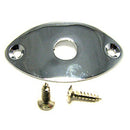 Metal Ovoid Curved-profile Guitar Jack Plates Q6A9