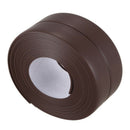 Self Adhesive Bath Wall Sealing Strip Sink Basin Edge Trim 38mmx3.2m brown