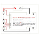 8S 24V 100A Lifepo4 Battery Protection Board UPS Energy Inverter BMS PCB Bo