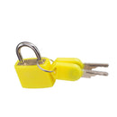 2 Pack Small Padlocks W/ Two Keys Suitcase Bag Security Locks Red and Yellow