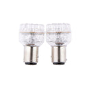 1157 BAY15D RED 24 SMD LED 12V Dual Filament Brake Stop Tail Light Bulbs