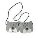 Children one shoulder bag Kids coin purse cute one shoulder bear bag girls  X3J1