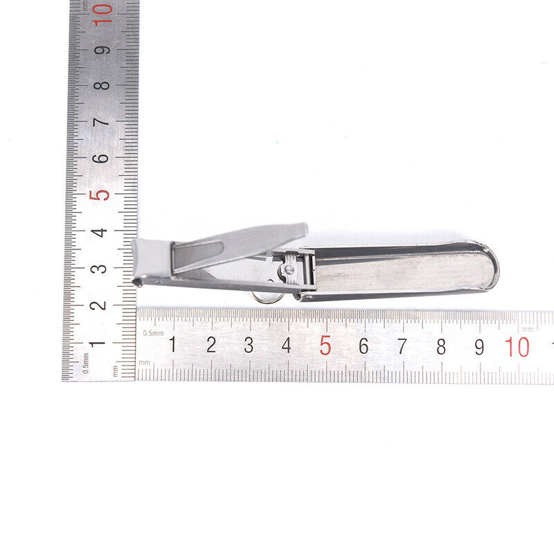 2 in 1 Pocket Tool Bottle Opener Toe Nail Clippers Cutter Key Chain Key Ring Tw