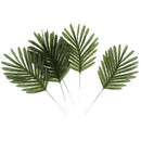 5Pcs Artificial Silk Leaves Leaf for Hawaiian Jungle Beach Party Decor