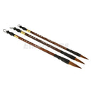 3pcs Wolf Hair Chinese Caligraphy Kanji Japanese Sumi Drawing Brushes 3 Size