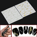 2Pcs Fashion Zipper Zips Style Water Transfer Smart Nail Art Stickers  HTR