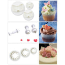 33pcs Sugarcraft Cake Decorating Fondant Plunger Cutters Cookies Tools Mold DIY