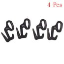 4 Pcs Black 9 Shape Rope Tightener Tie Down Strap Tool Camping Tent Rope Buckl T