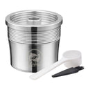 Stainless Steel Reusable Coffee Milk Frother Capsule Cup Filter for Illy