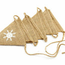 Wedding party decoration linen e-flag party flag
