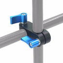 15mm Rod Clamp for Camera Rig Camcorder Support Kit System Clip Alloy Blue