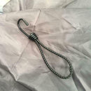 4Pcs Bungee Hook Tie - Tarpaulin Elastic Stretch Cord Straps with Hook - Black