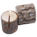 12 PCS New Wooden Wedding Party Table Number Stand Place Name Memo Card Hol