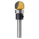 1/4''Shank 12.7mm Dia Woodworking Round Nose Cove Core Box