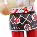 Nutcracker Wooden Santa Claus Toys Ornaments Holiday Decoration for Kids Chidren
