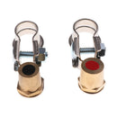 1 Pair Car Battery Terminal Connectors Clamp Clip Negative Positive For Auto Car