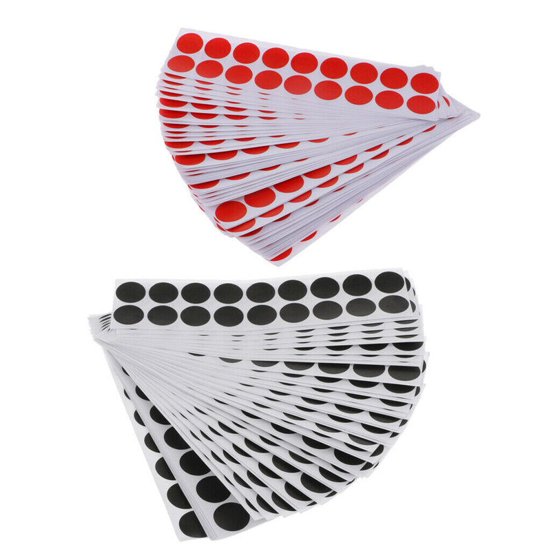 900x Self Adhesive Shooting Paper Target Paster Self-Adhesive Splatter Red