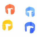 100Pcs Mixed Color Pigeon Leg plastic Foot Rings Band Inner Diameter 8mm Hi C5P7