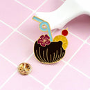 Colorful Juice Drink Brooches Enamel Pins Badges Jewelry Gift (Style 3) A