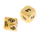 7 Pieces Metal Dice Set D6 D8 D10 D12 D20 for Board Games RPG MTG