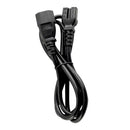 2m  / 6.6ft 10A IEC 320 C14 To C15 AC Power Extension