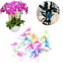 30 Pcs Butterfly Orchid Clips Plant Clips Garden Flower Vine Support ClipsJ Gw
