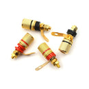 4pcs/lot 4mm Banana Plug Binding Post Loudspeaker Power Socket Terminals  Z