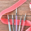 2 in 1 nail art rhinestone bead gem picker point pen nail art liner brush toolME