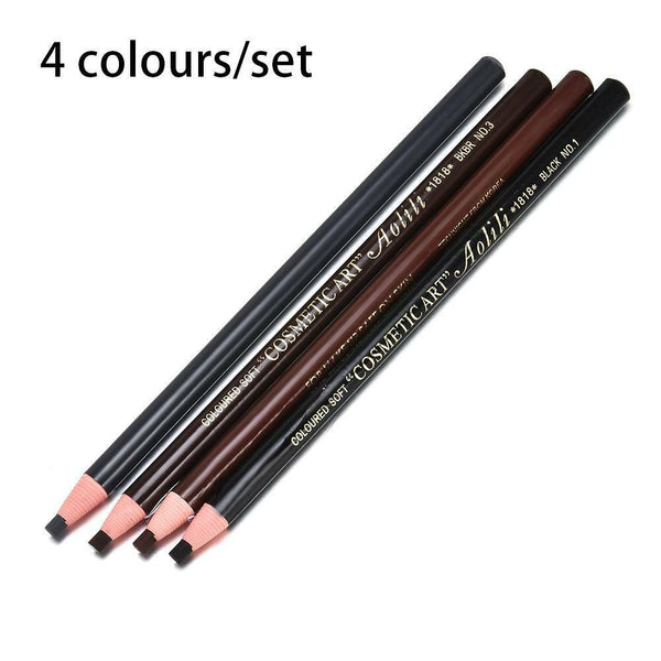 Permanent Makeup Microblading Eyebrow Peel Off Pencil - Marker/Liner 4 Color CA