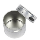 Magnetic Spice Tins Stainless Steel Spice Jar Set With Stickers Pepper Shak P5J4