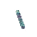 1Pc Natural Fluorite Quartz Crystal Stone Point Healing Hexagonal Wand ME