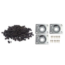 1 Set Guitar Output Jack Plate+Fingerboard Dots Inlay for Luthier Supplies