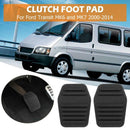 1 Pair Car Brake Clutch Pedal Pads Rubber Pads Covers for Ford Transit Parts