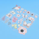 flower bird patches for clothes iron>on transfers easy print diy appliques In ES