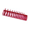 3Pcs Socket Trays 1/4 1/2 3/8 Inch SAE and Metric Socket Organizer Rail Trays