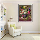 5D DIY Full Drill Diamond Painting Colorful Flowers Cross Stitch Embroidery