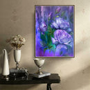 Purple Rose Diamond Painting Embroidery 5D DIY Cross Stitch Kits Home Decor